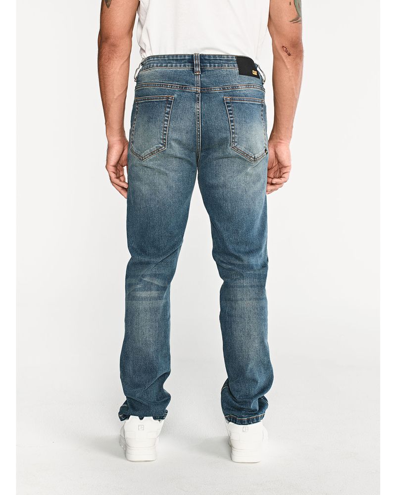 Jeans-Rectos-Hombre-Eco-Stretch-Azul-Cat