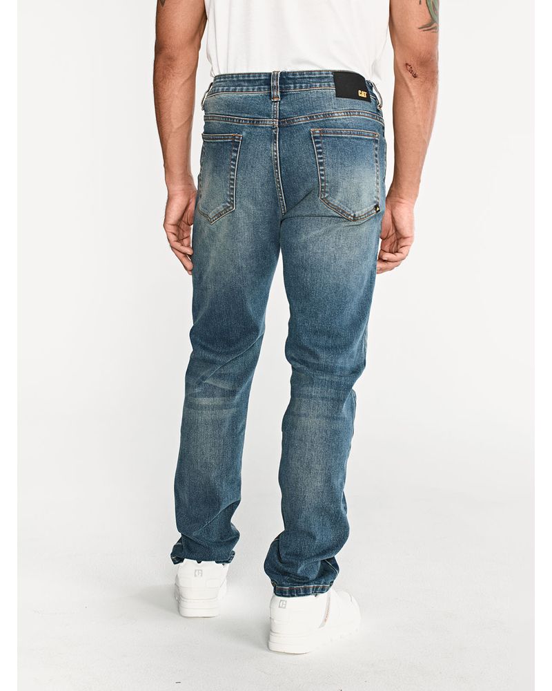 Jeans-Rectos-Hombre-Eco-Stretch-Azul-Cat