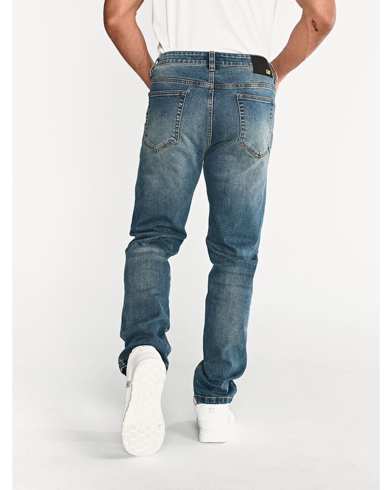 Jeans-Rectos-Hombre-Eco-Stretch-Azul-Cat