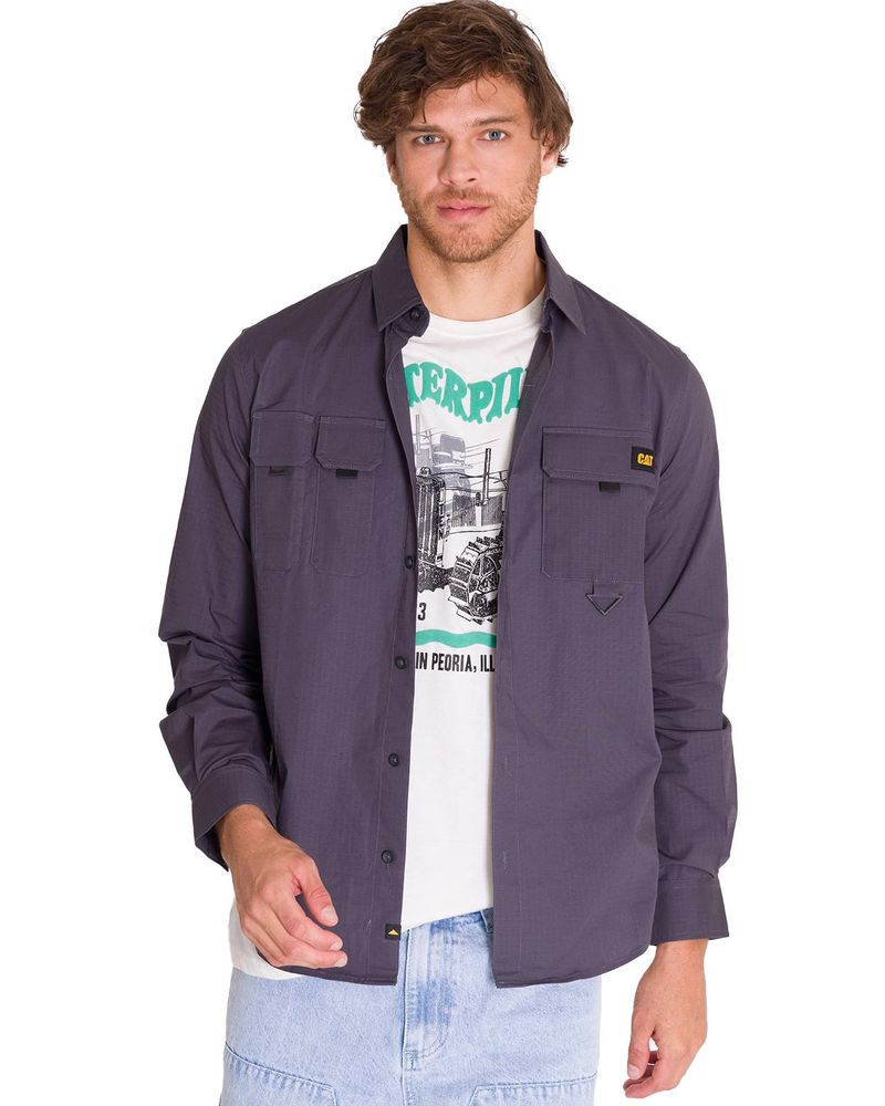 Camisa-Manga-Larga-Hombre-Utility-Gris-Cat