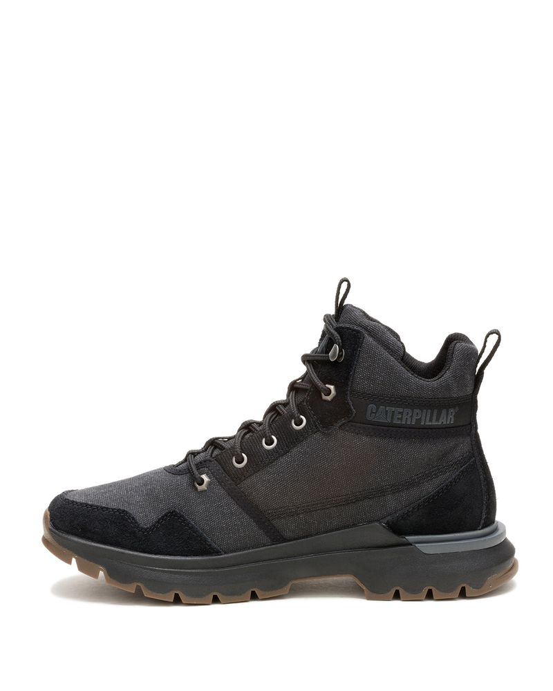 Zapatilla-Con-Caña-Hombre-Colorado-Sneaker-Canvas-Negro-Cat