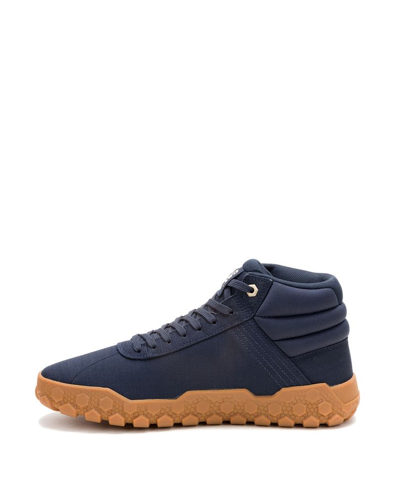 Zapatilla-Con-Caña-Canvas-Hombre-Hex---Mid-Azul-Oscuro-Cat