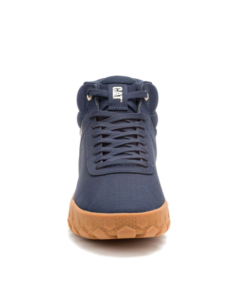 Zapatilla-Con-Caña-Canvas-Hombre-Hex---Mid-Azul-Oscuro-Cat