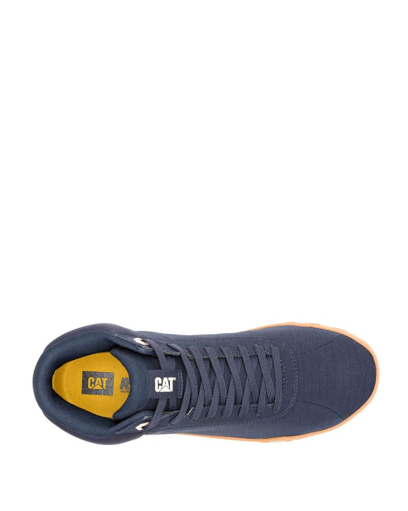 Zapatilla-Con-Caña-Canvas-Hombre-Hex---Mid-Azul-Oscuro-Cat