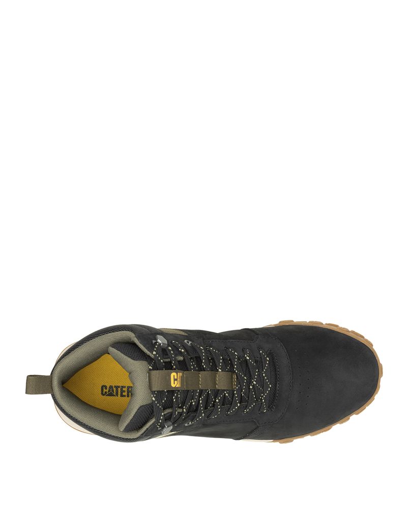 Zapatilla-Con-Caña-Casual-Hombre-Hex-Ready-Mid-Negro-Cat