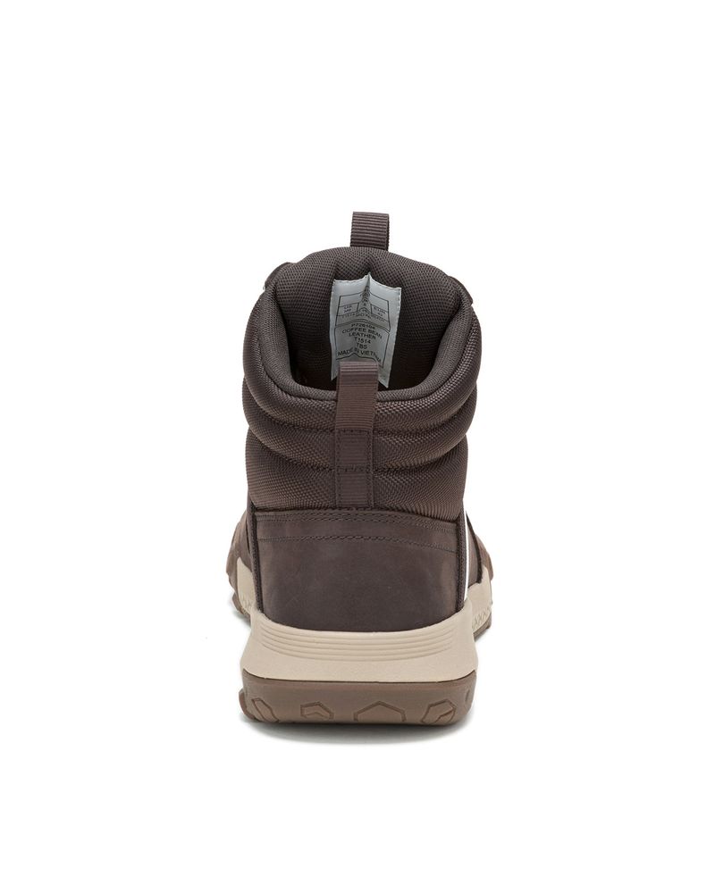 Botin-Waterproof-Hombre-Hex-Ready-Mid-Cafe-Cat
