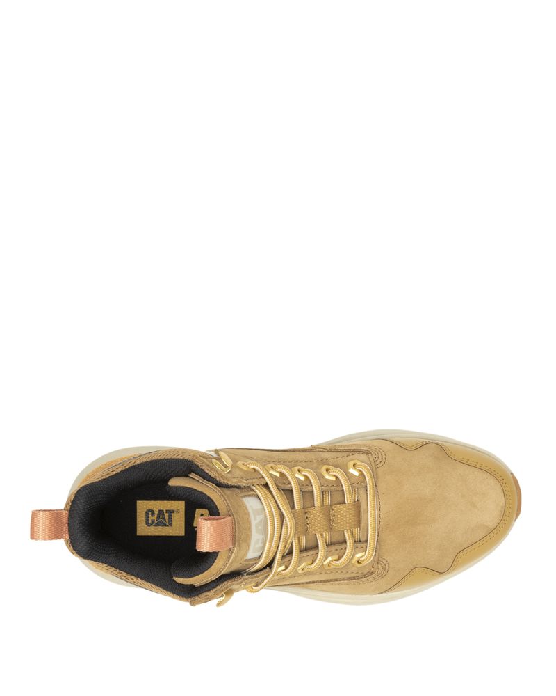 Zapatilla-Con-Caña-Casual-Mujer-Colorado-Sneaker-Wp-Beige-Crudo-Cat