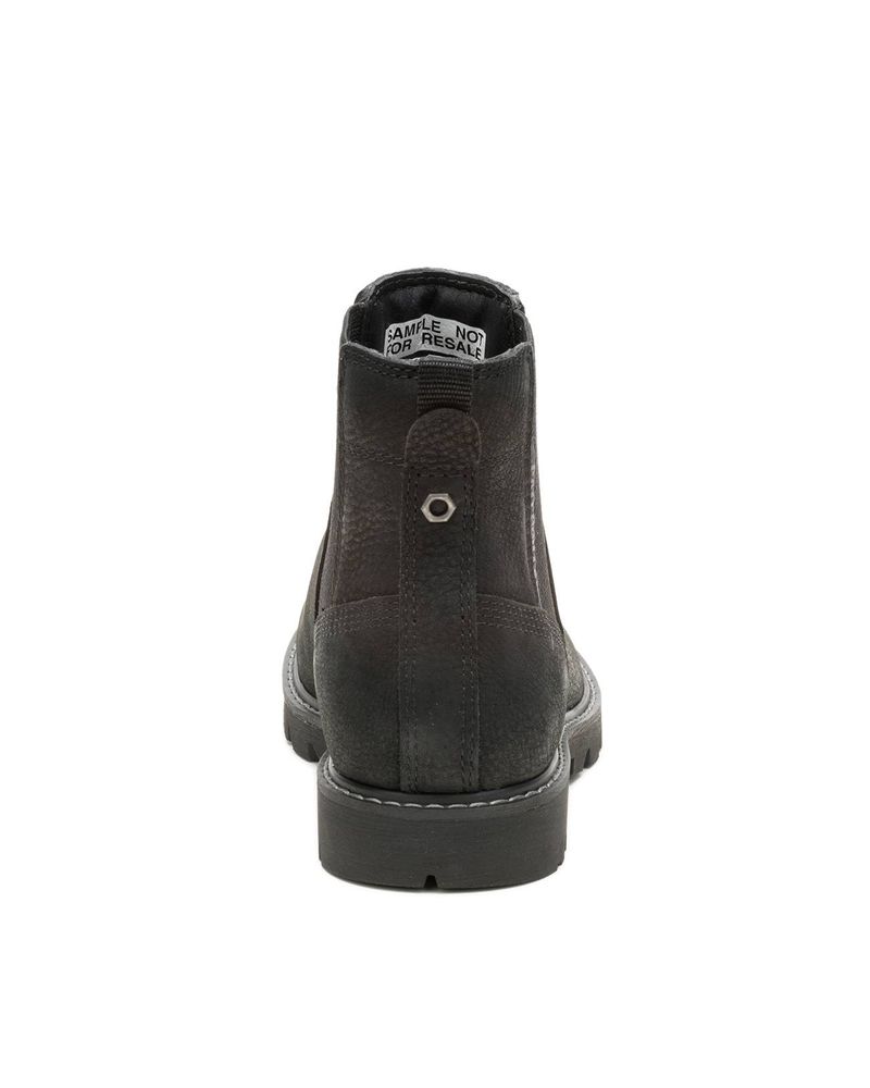 Botin-Cuero-Mujer-Colorado-Chelsea-Negro-Cat