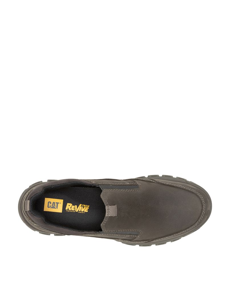 Zapatilla-Cuero-Hombre-Threshold-Slip-On-Gris-Pardo-Cat