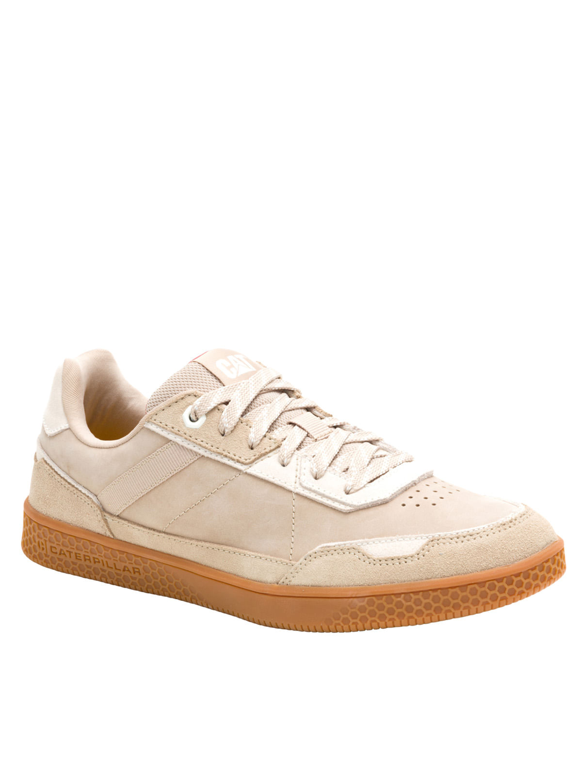 Zapatilla Hombre Pause Retro Leather Beige Cat-Cat Chile - Cat