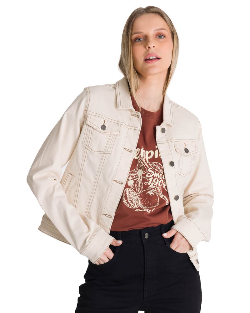 Chaqueta-de-Jeans-Mujer-Foundation-Beige-CAT