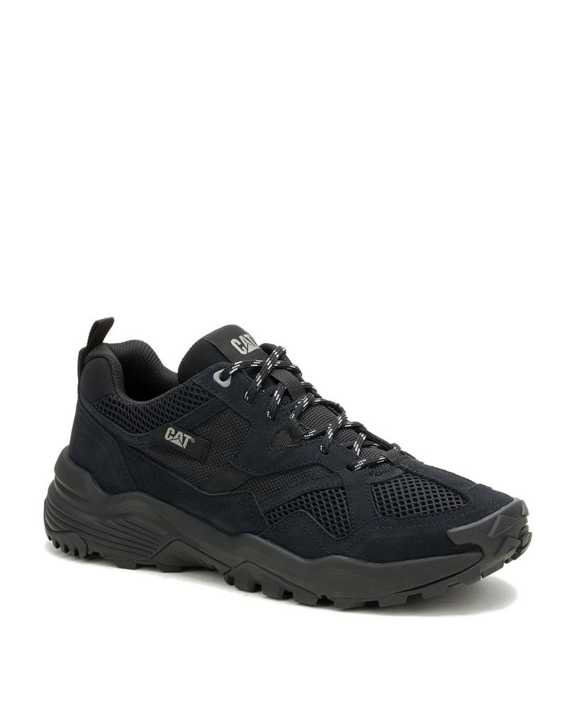 Zapatilla-Hombre-Grapple-Suede-Mesh-Negro-Cat