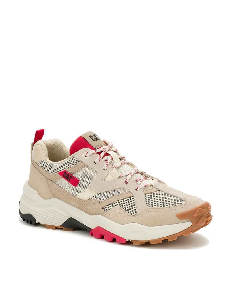 Zapatilla-Hombre-Grapple-Suede-Mesh-Beige-Cat