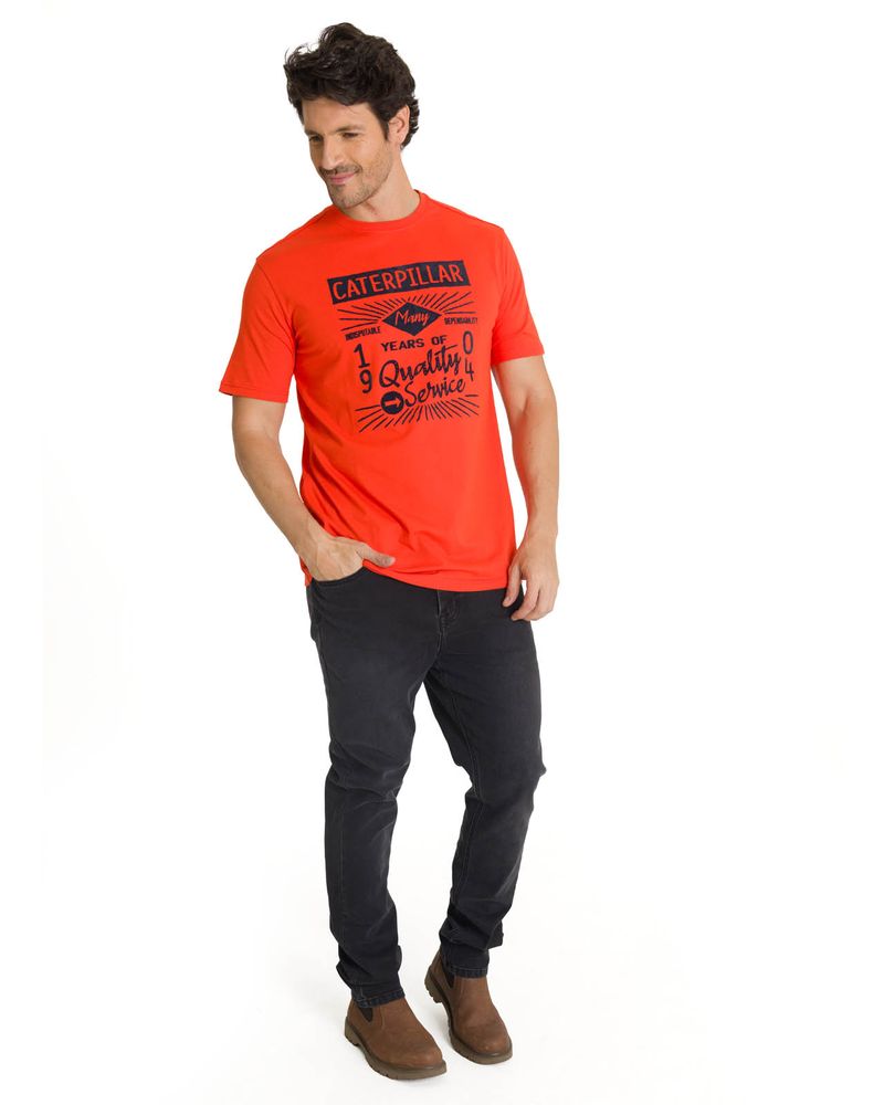 Polera-Manga-Corta-Hombre-Heritage-1904-Rojo-CAT