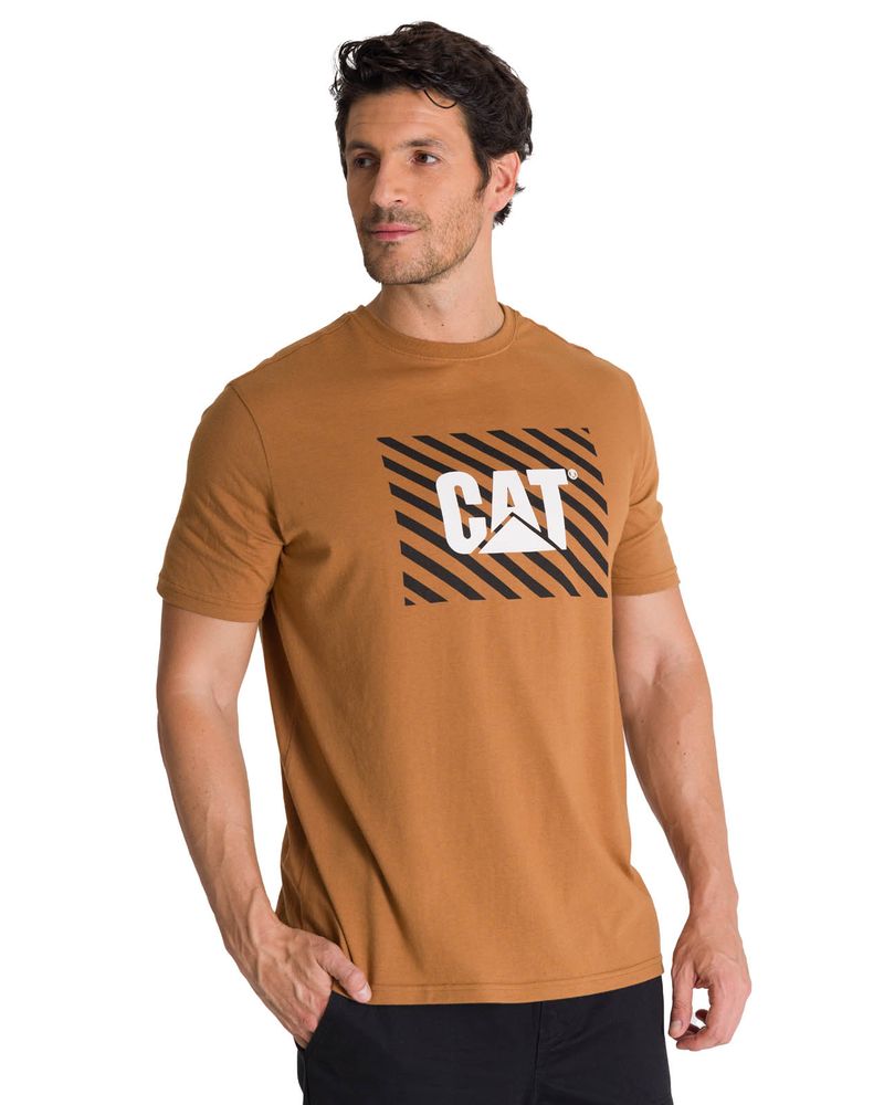 Polera-Manga-Corta-Hombre-Everyday-Workwear-Cafe-CAT