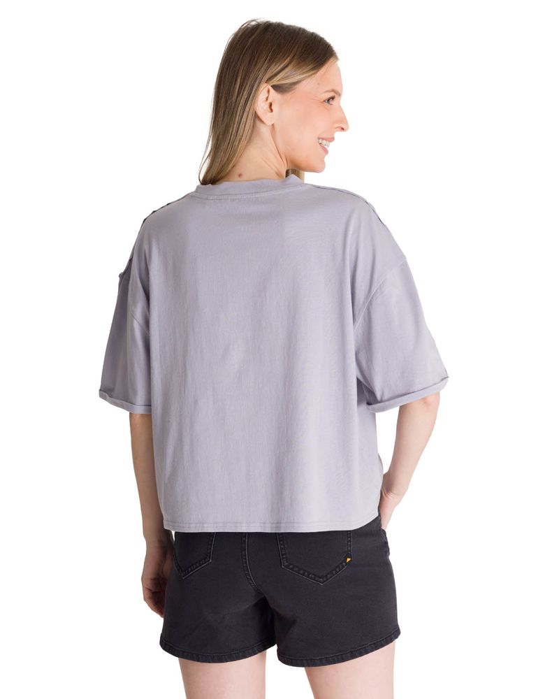 Polera-Manga-Corta-Oversize-Mujer-Diseño-Lila-CAT