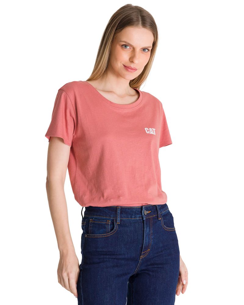 Polera-Manga-Corta-Mujer-Logo-Terracota-CAT