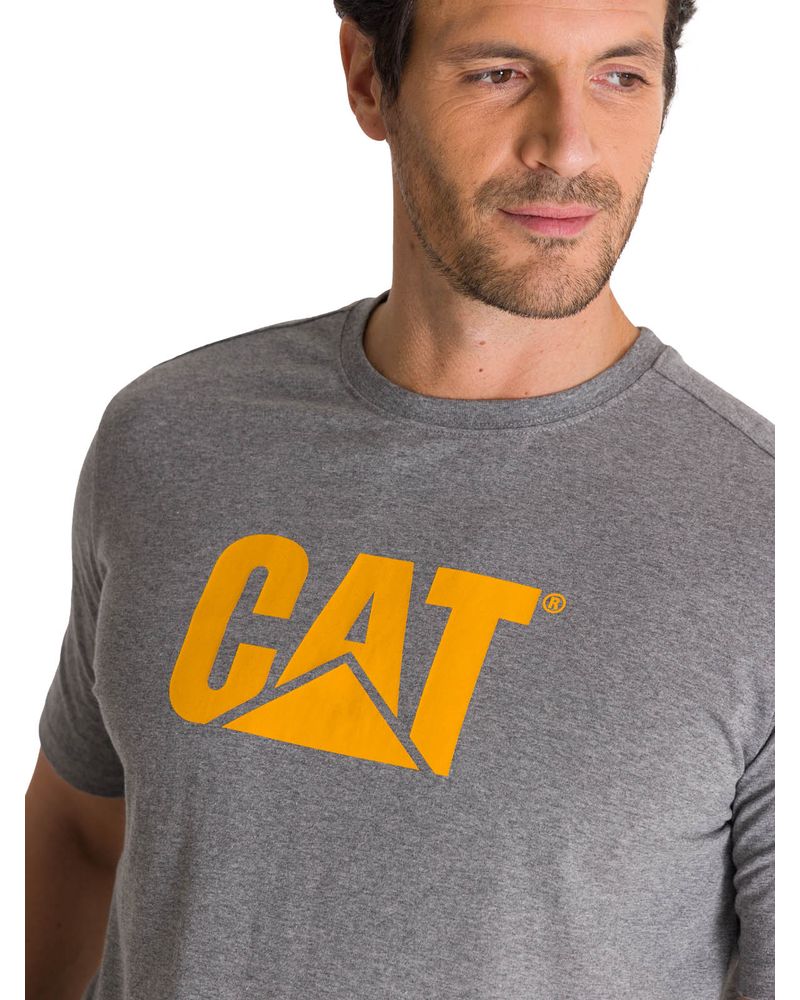 Polera-Manga-Corta-Hombre-Logo-Gris-CAT