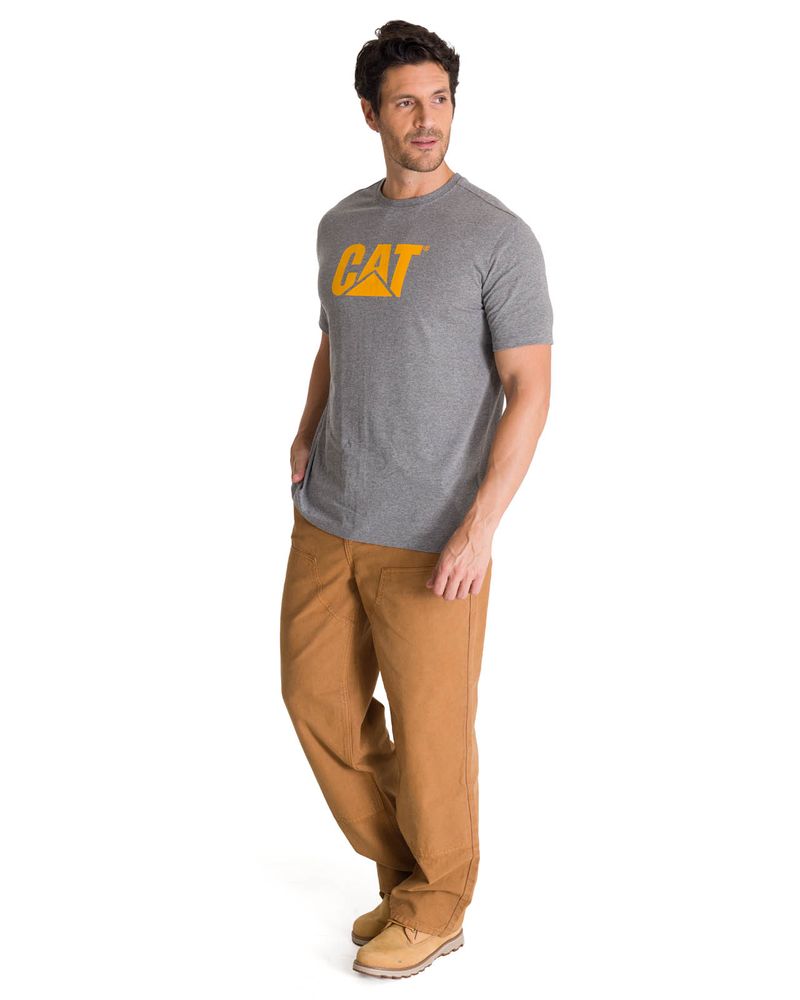 Polera-Manga-Corta-Hombre-Logo-Gris-CAT