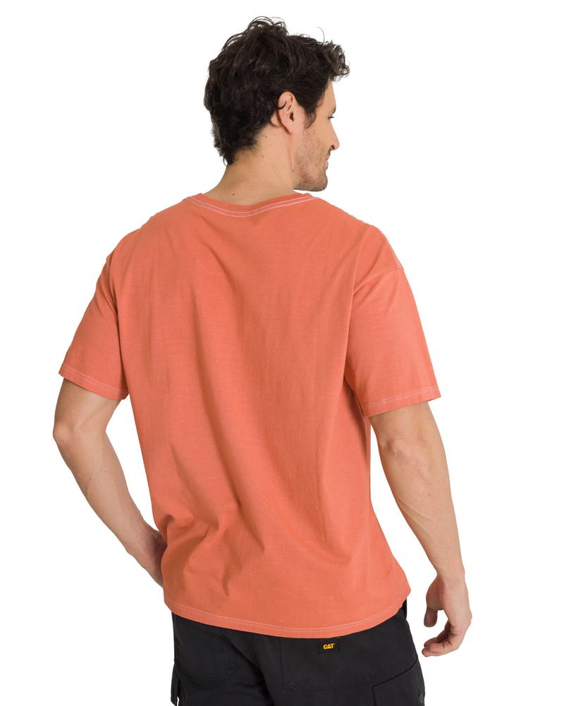 Polera-Casual-Hombre-Heavyweight-Relaxed-Terracota-CAT