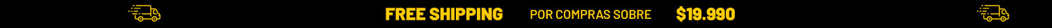 Free Shipping por compras sobre $19.990
